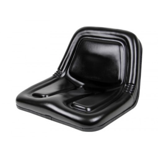 Deluxe High-Back Steel Pan Seat – Black