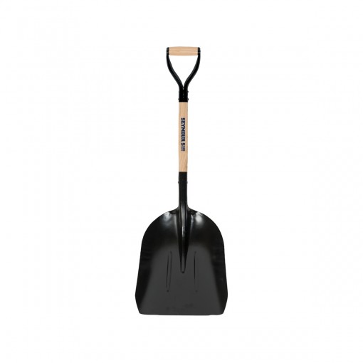 #12 Steel Grain Scoop, 15" x 19" Head, 29" Hardwood Handle, Steel D-Grip #12 Steel Grain Scoop, 15" x 19" Head, 29" Hardwood Handle, Steel D-Grip