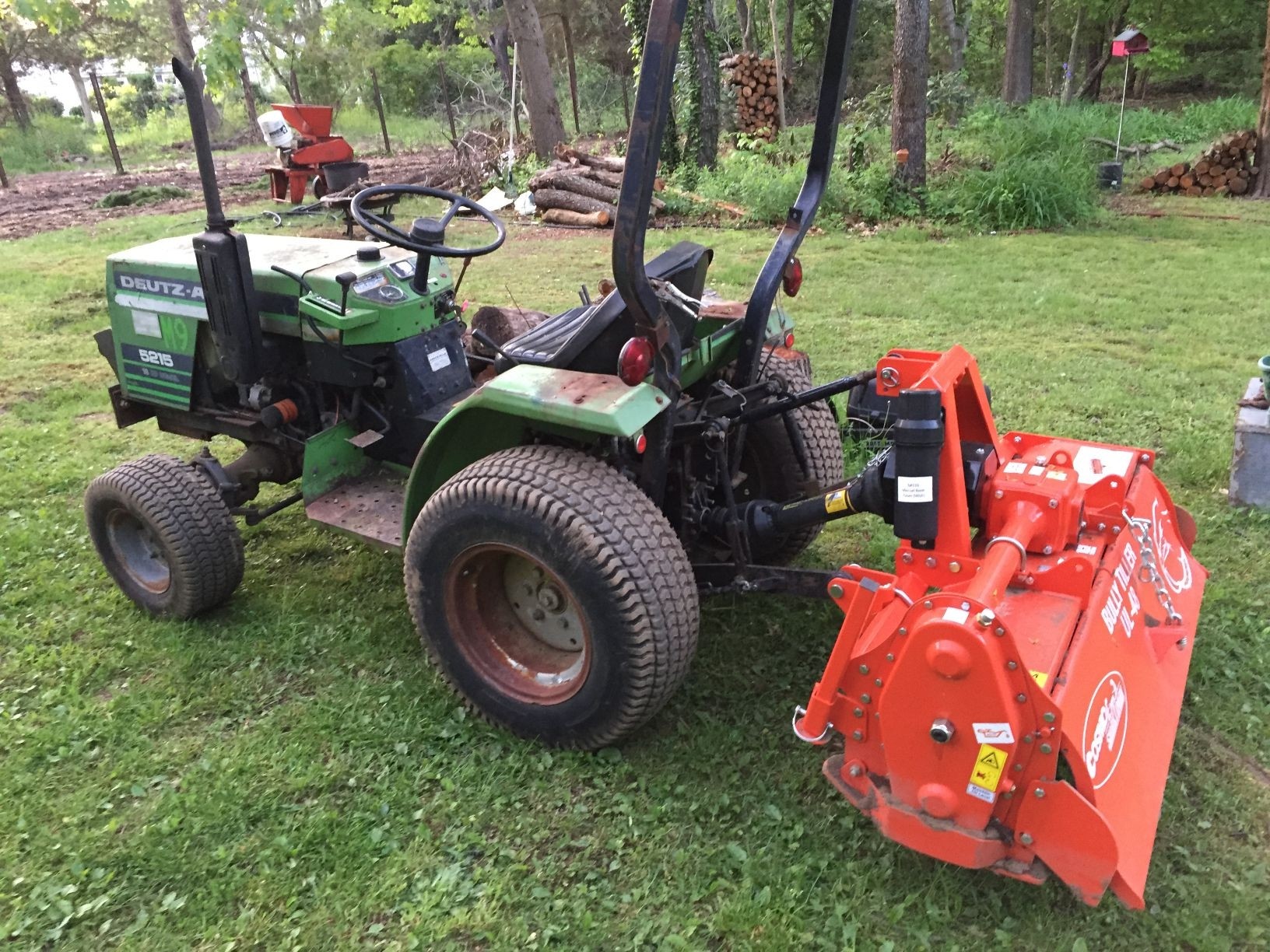 Garden tractor with rototiller for sale online