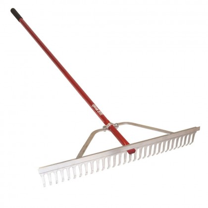 Classic 36" Great Rake II, 66" Red Aluminum Handle