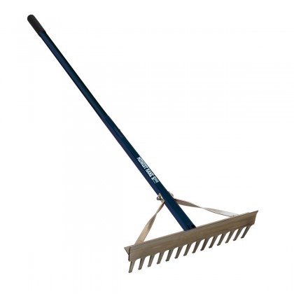 14" Mini Landscape Rake, 60" Aluminum Handle
