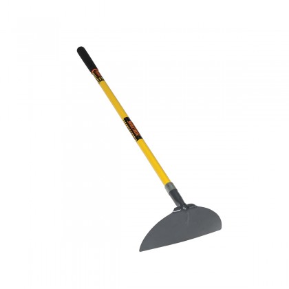 Norwegian Krafse Hoe, 14" Curved Crescent Shape, 48" Premium Fiberglass Handle