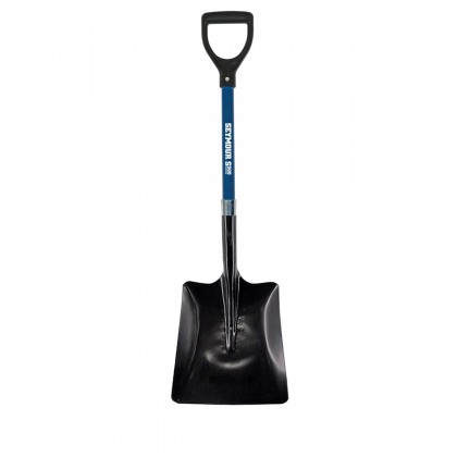 Asphalt Shovel, Square Head, 29" Industrial Grade Fiberglass, Poly D Grip