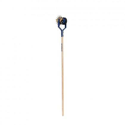 Rotary Turf Edger, Double Wheel, 6" Blade, Hardwood Handle