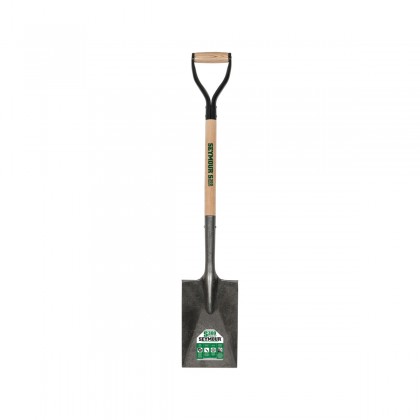 Garden spade, 26" Hardwood Handle, Steel D-Grip