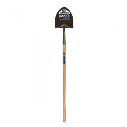 #2 Forged Round Point Shovel, 48" Hardwood Handle