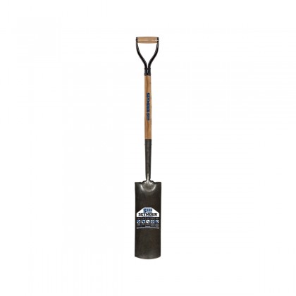 12" Post Spade, 30" Hardwood Handle, Steel D-Grip