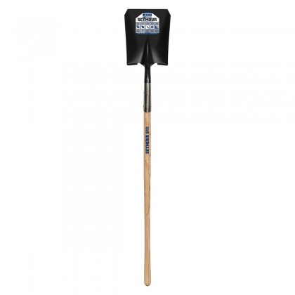 14 Ga. #2 Square Point, Closed Back Shovel, 48" Hardwood Handle