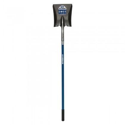 #2 Square Point Shovel, 46" Blue Fiberglass Handle