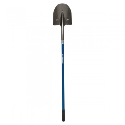 Rice Shovel, 46" Blue Fiberglass Handle
