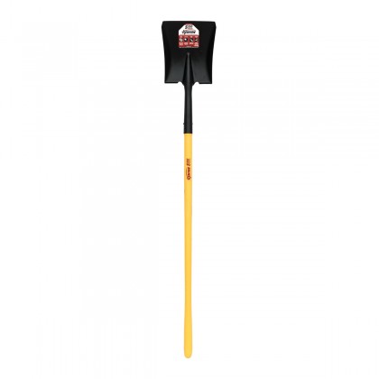 16 Ga. #2 Square Point Shovel, 48" Polymer Handle