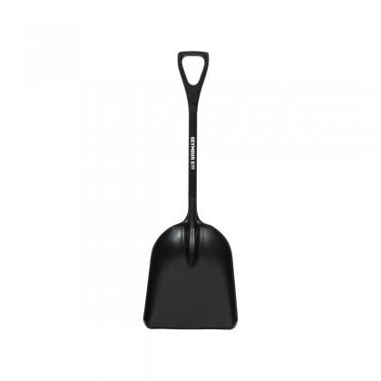 Eastern Pattern 14" x 17" Poly Scoop, 27" D-Grip Handle (One Piece Molded Construction)