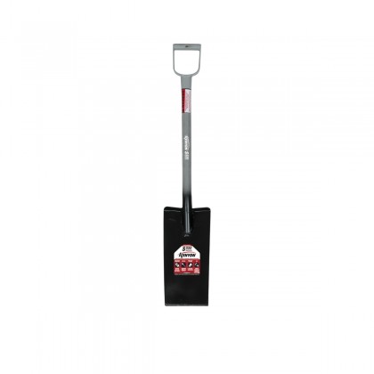 All-Steel 15" Spade, 27" Steel D-Grip Handle