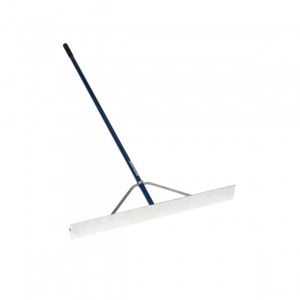 36" Scarifier Lute, 66" Blue Aluminum Handle, Wrap Bracing