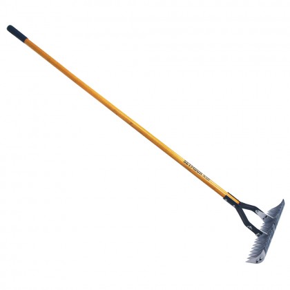 Thatching Rake, 20 Teeth 14-3/4" Head, 60" Hardwood Handle