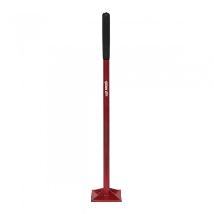 8" x 8" Tamper - 3/8" Steel Base Plate, 48" Steel Handle