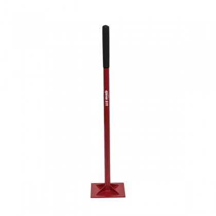 10" x 10" Tamper - 1/4" Steel Base Plate, 48" Steel Handle