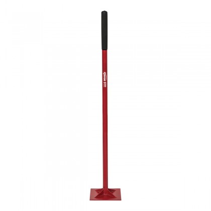 10" x 10" Tamper - 1/4" Steel Base Plate, 58" Steel Handle