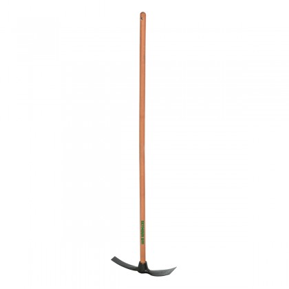 Garden Hoe Mattock, 3-1/8 lbs., 51" Hardwood Handle
