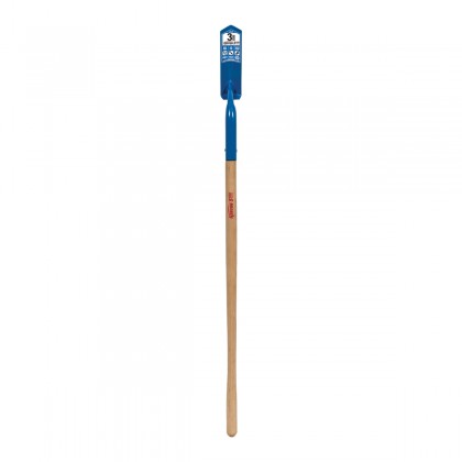 3" Trenching/Cleanout Shovel, 14 Gauge Tempered Steel "V" Blade, 48" Wood Handle