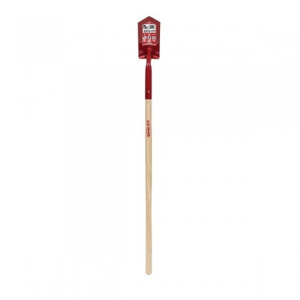 5" Trenching/Cleanout Shovel, 14 Gauge Tempered Steel "V" Blade, 48" Wood Handle