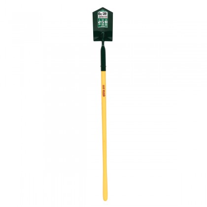 6" Trenching/Cleanout Shovel, 48" Polymer Handle, 16 Gauge Steel, 28° Angle