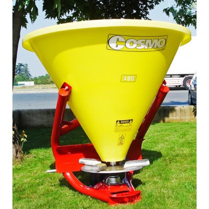 spreader with plastic hopper