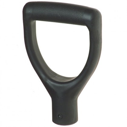 Extra Large D-grip handle held with steel rivet.