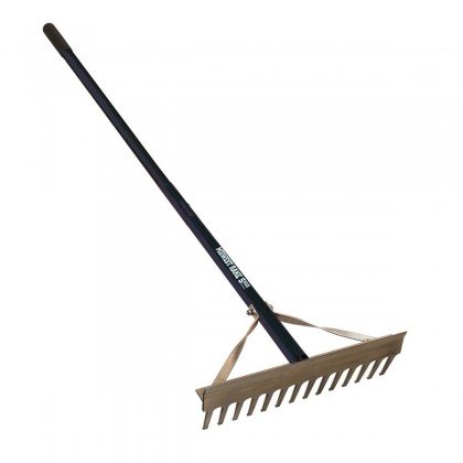 17" Mini Landscape Rake, 60" Aluminum Handle