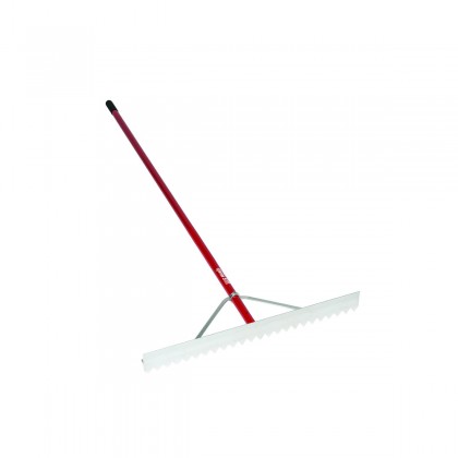Classic 30" Super Lute Rake, 82" OS Red Aluminum Handle , Wrap Bracing