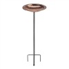 Bird Bath on Garden Pole - Copper