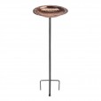 Bird Bath on Garden Pole - Copper