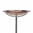 Bird Bath on Garden Pole - Copper